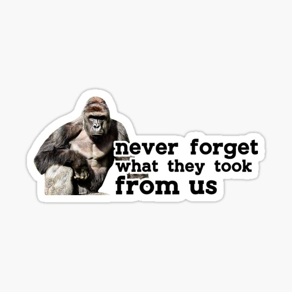 Harambe Stickers for Sale