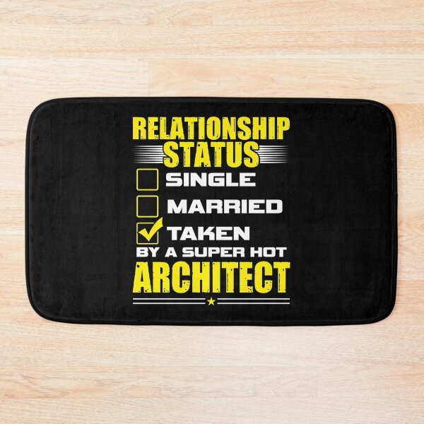 Item preview, Funny His and Her Gift Idea Architect Relationship Status designed and sold by haselshirt.