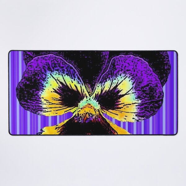 Item preview, PURPLE & YELLOW PANSY ON PURPLE designed and sold by sharlesart.