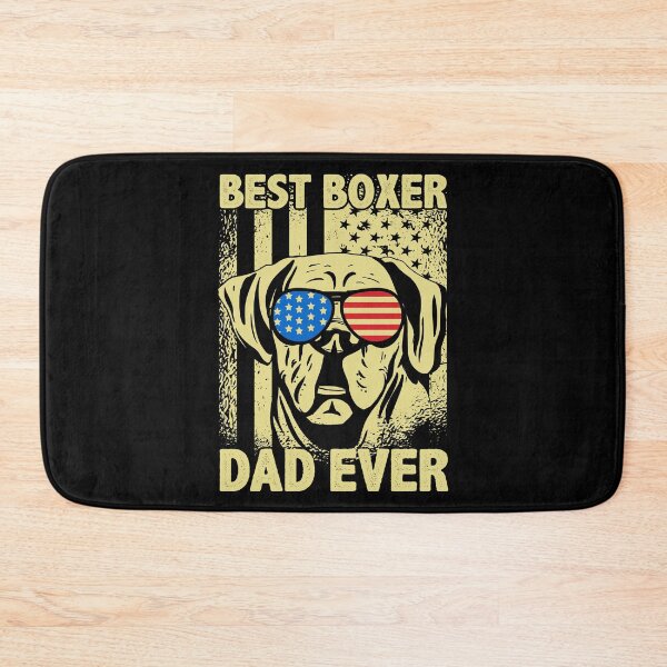 Item preview, Best Boxer Dad Ever US Vintage Flag Dog Lover Fathers Day designed and sold by haselshirt.