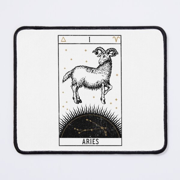 Item preview, Aries Distressed Goth Tarot Zodiac Sign designed and sold by Nemons.