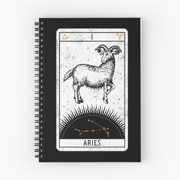 Item preview, Aries Distressed Goth Tarot Zodiac Sign designed and sold by Nemons.