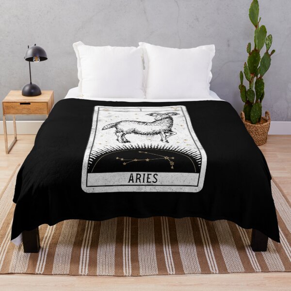 Item preview, Aries Distressed Goth Tarot Zodiac Sign designed and sold by Nemons.