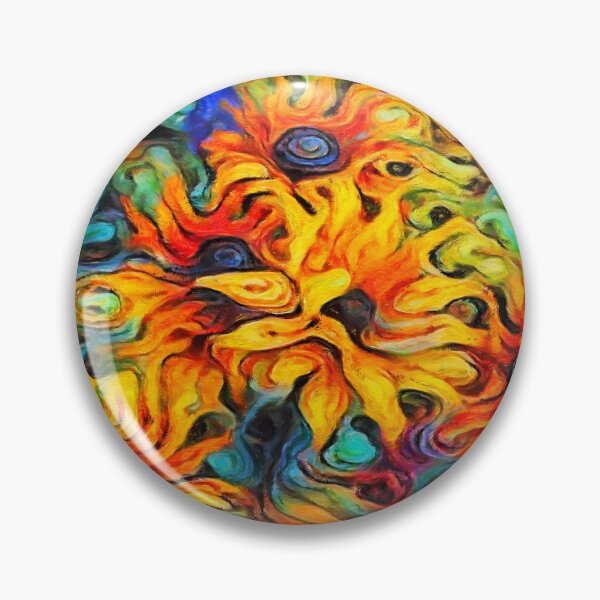 Artikelvorschau, Black Eyed Susan Blumenbeet im Van-Gogh-Stil entworfen und verkauft von vivendulies.