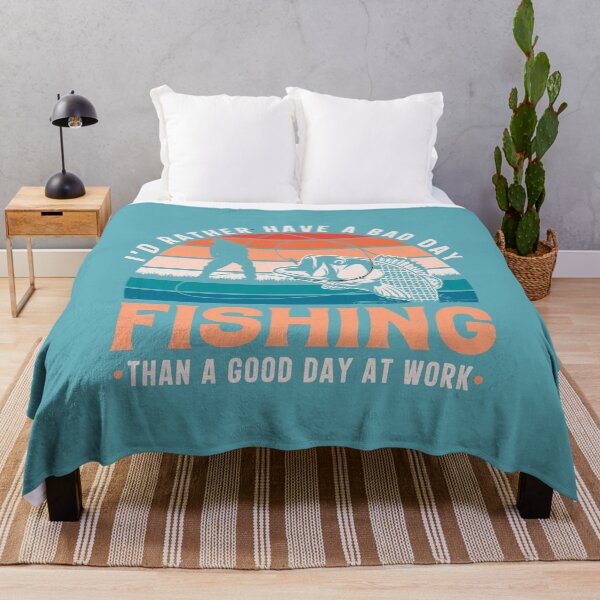 Item preview, I'd Rather Have A Bad Day Fishing Than A Good Day At Work designed and sold by Lonesome-Fox.
