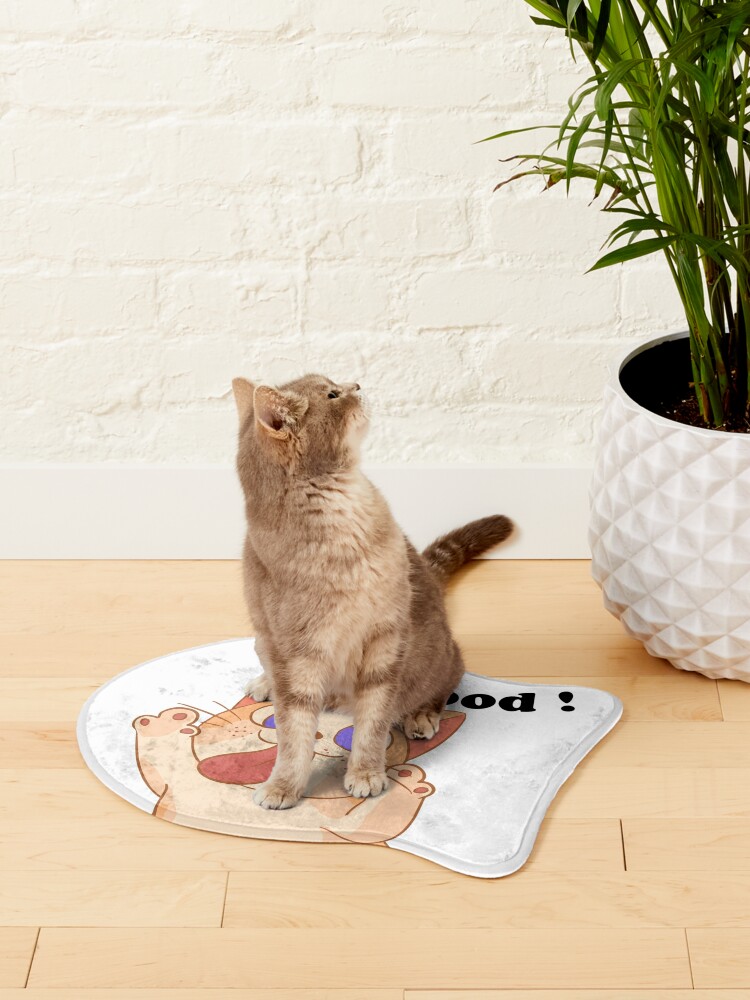 Fooooooood for a Gourmet cat Pet Mat for Sale by GraphismCats