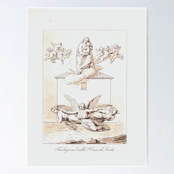 Item preview, Translation Of The Holy House Of Loreto (Vintage Catholic Art) designed and sold by CHAMBEROFSAINTS.