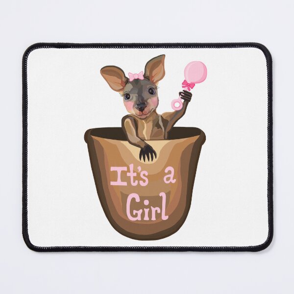 Item preview, Kangaroo Baby: It's a Girl  designed and sold by Deborah Camp.