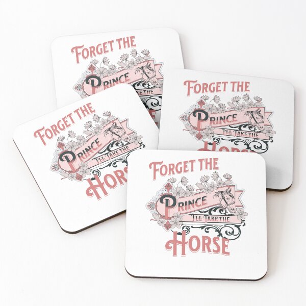 Item preview,  Forget the Prince. I'll Take the Horse. Pink designed and sold by No1Equestrian.