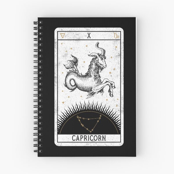 Item preview, Capricorn Distressed Goth Tarot Zodiac Sign designed and sold by Nemons.