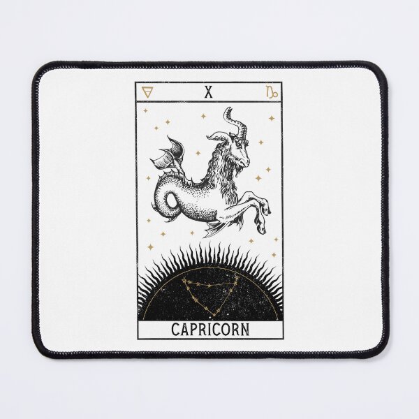 Item preview, Capricorn Distressed Goth Tarot Zodiac Sign designed and sold by Nemons.