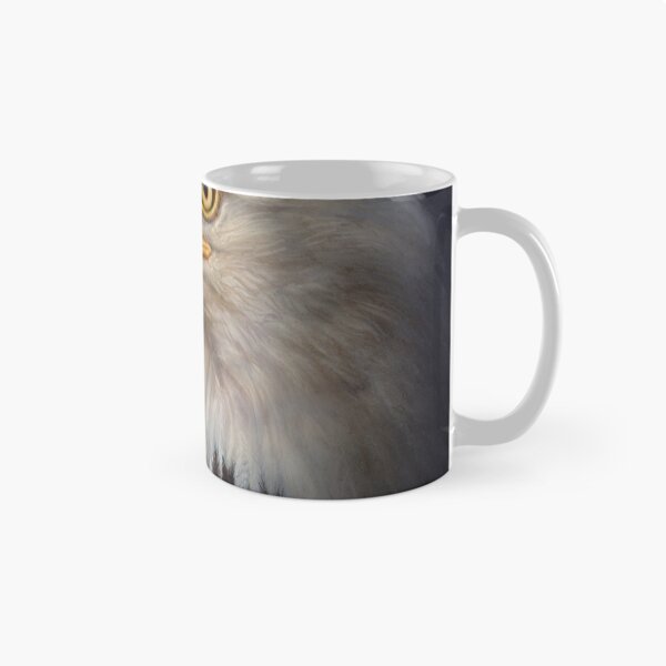 Item preview, bald eagle portrait with mountain designed and sold by R Christopher Vest.