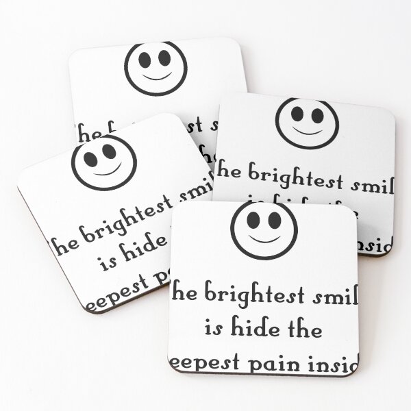 Item preview, THE BRIGHTEST SMILE IS HIDE THE deepest pain inside designed and sold by Nermin Sadiki.
