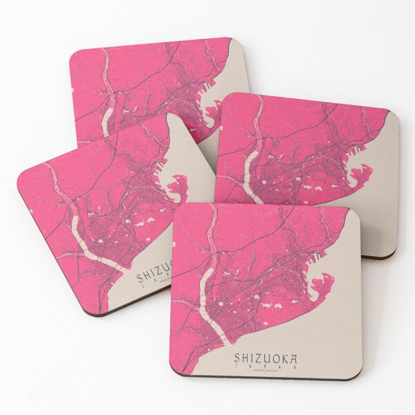 Item preview, Shizuoka City Map of Japan - Blossom designed and sold by deMAP.