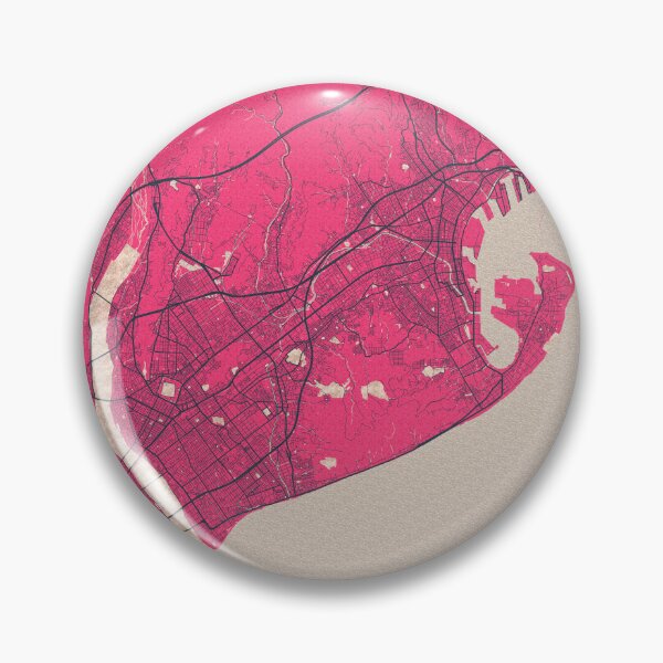 Item preview, Shizuoka City Map of Japan - Blossom designed and sold by deMAP.