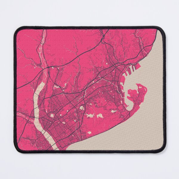 Item preview, Shizuoka City Map of Japan - Blossom designed and sold by deMAP.