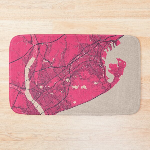 Item preview, Shizuoka City Map of Japan - Blossom designed and sold by deMAP.