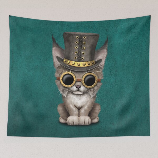 Item preview, Steampunk Baby Lynx Cub  designed and sold by JeffBartels.