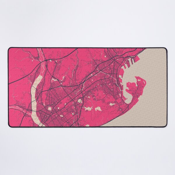 Item preview, Shizuoka City Map of Japan - Blossom designed and sold by deMAP.