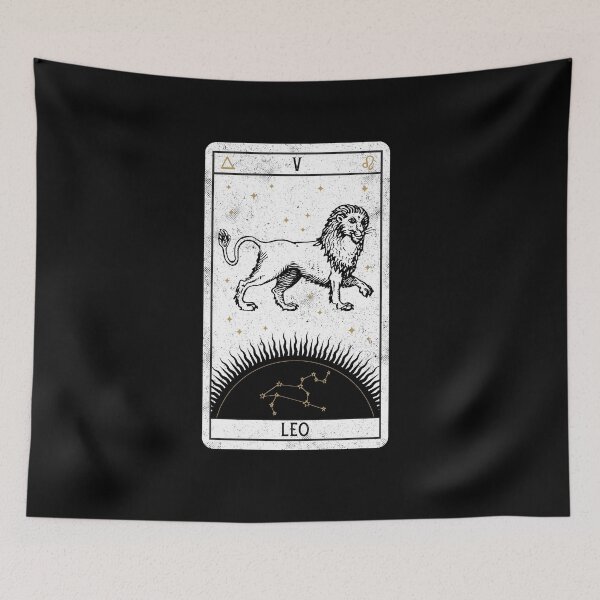 Item preview, Leo Distressed Goth Tarot Zodiac Sign designed and sold by Nemons.