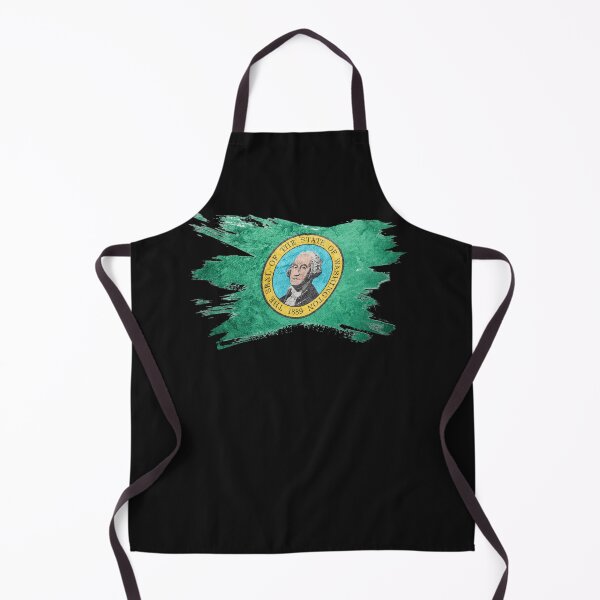 Item preview, Washington State, USA. Evergreen State, Emerald City, Alki. Abstract with State Seal. designed and sold by GEM STYLE.