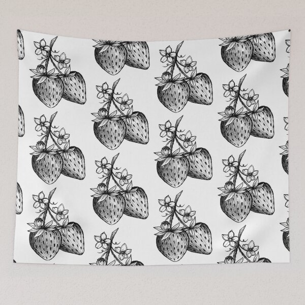 Item preview, Strawberry Blossoms designed and sold by StudioRosebud.