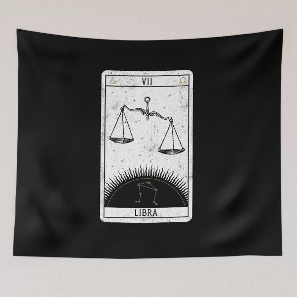 Item preview, Libra Distressed Goth Tarot Zodiac Sign designed and sold by Nemons.