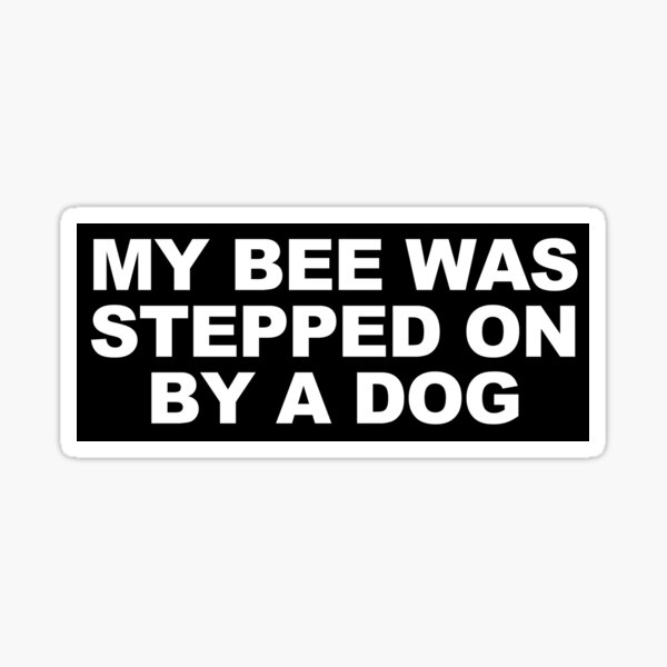 My dog stepped on a bee with face - Tiktok sound meme - Justice