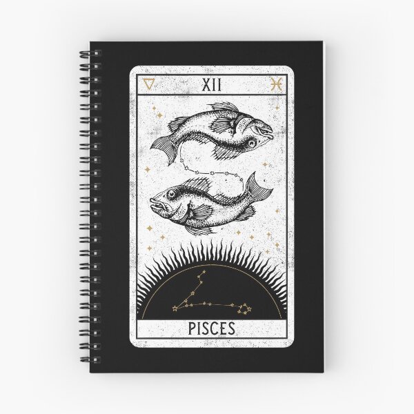 Item preview, Pisces Distressed Goth Tarot Zodiac Sign designed and sold by Nemons.