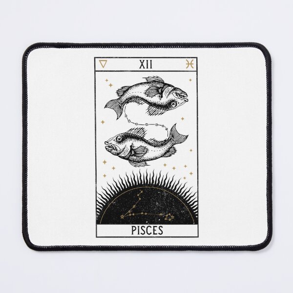 Item preview, Pisces Distressed Goth Tarot Zodiac Sign designed and sold by Nemons.