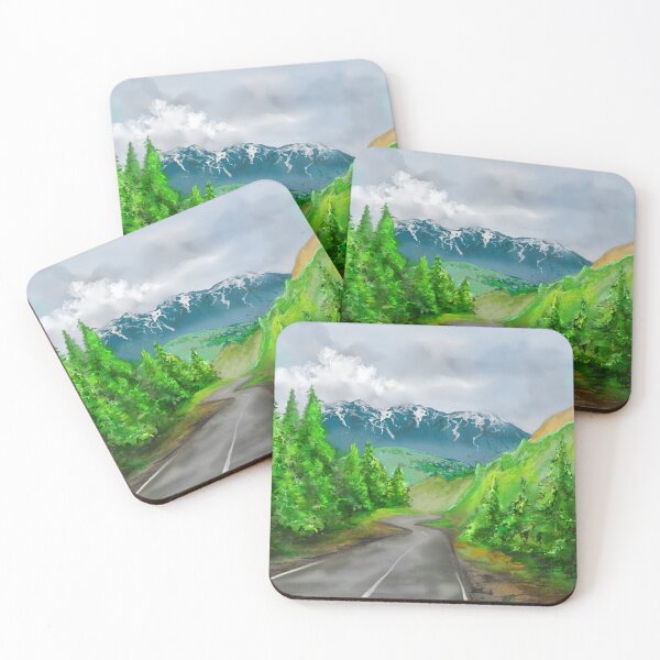 Item preview, landscape with road and mountain designed and sold by Arctia.