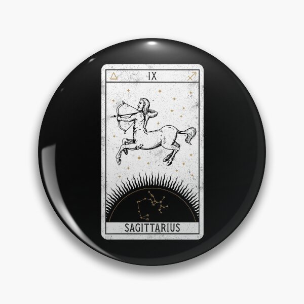 Item preview, Sagittarius Distressed Goth Tarot Zodiac Sign designed and sold by Nemons.