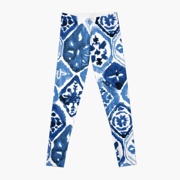 Arabesque tile art Leggings