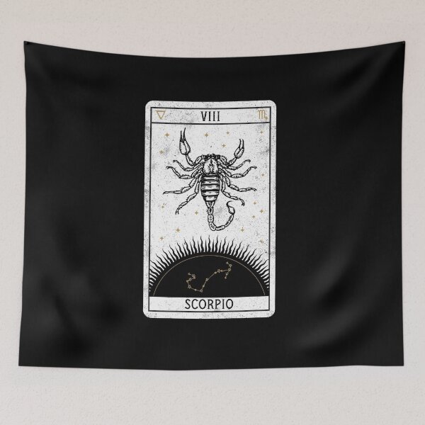 Item preview, Scorpio Distressed Goth Tarot Zodiac Sign designed and sold by Nemons.