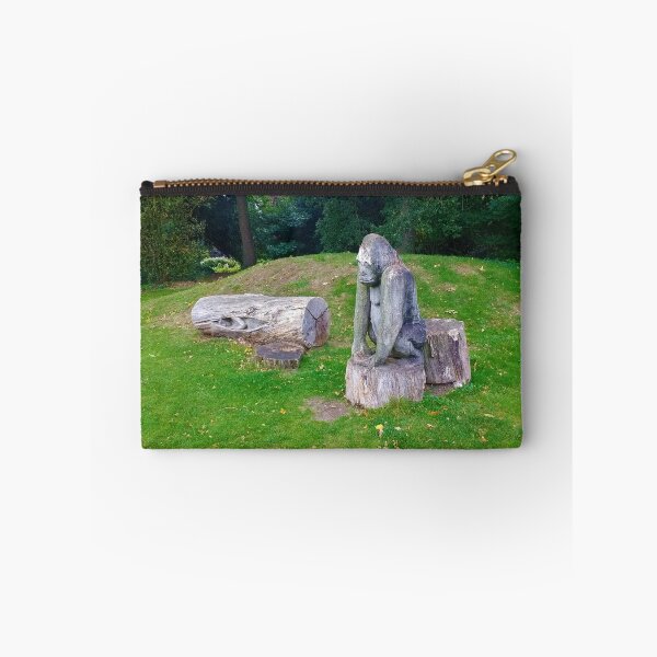 Item preview, #220 |☼| Human & Gorilla Tree Carvings - Angled Shot (Elsham Hall, Gardens & Country Park) designed and sold by Naean H.F. (Nez Man).