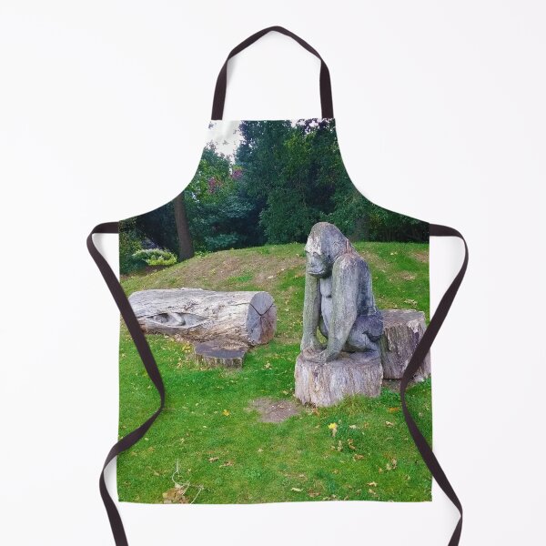 Item preview, #220 |☼| Human & Gorilla Tree Carvings - Angled Shot (Elsham Hall, Gardens & Country Park) designed and sold by Naean H.F. (Nez Man).