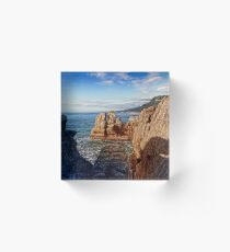 Punakaiki Pancake Rocks Acrylic Block
