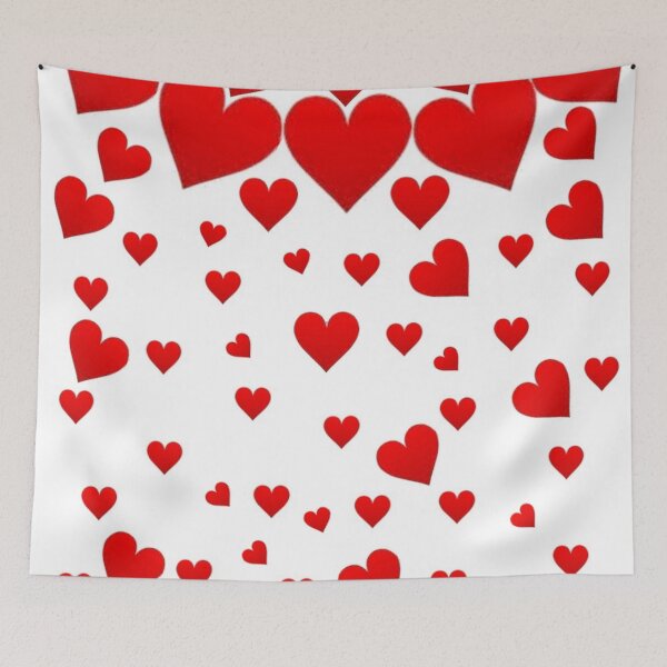 Item preview,  VALENTINE RED HEARTS ABSTRACT PATTERNS  designed and sold by sharlesart.