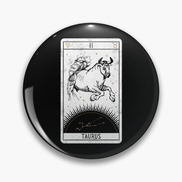 Item preview, Taurus Distressed Goth Tarot Zodiac Sign designed and sold by Nemons.