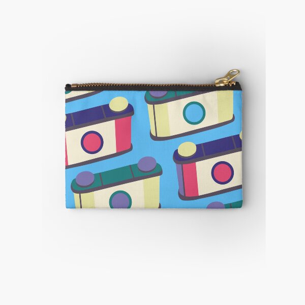 Item preview, Retro Pinhole Camera Pattern - True Summer Seasonal Color Palette designed and sold by aaalou.