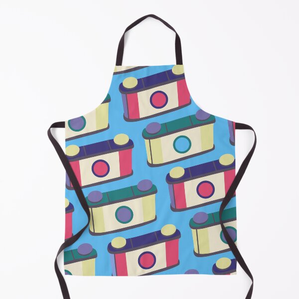 Item preview, Retro Pinhole Camera Pattern - True Summer Seasonal Color Palette designed and sold by aaalou.