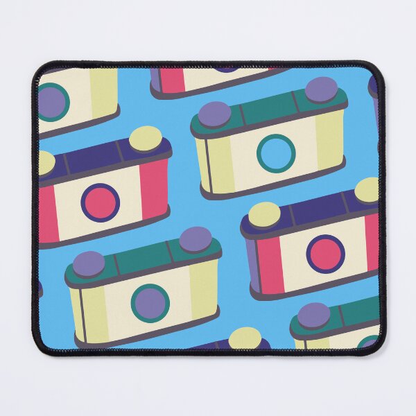 Item preview, Retro Pinhole Camera Pattern - True Summer Seasonal Color Palette designed and sold by aaalou.