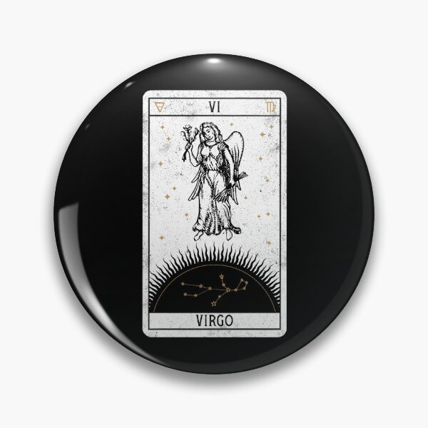 Item preview, Virgo Distressed Goth Tarot Zodiac Sign designed and sold by Nemons.