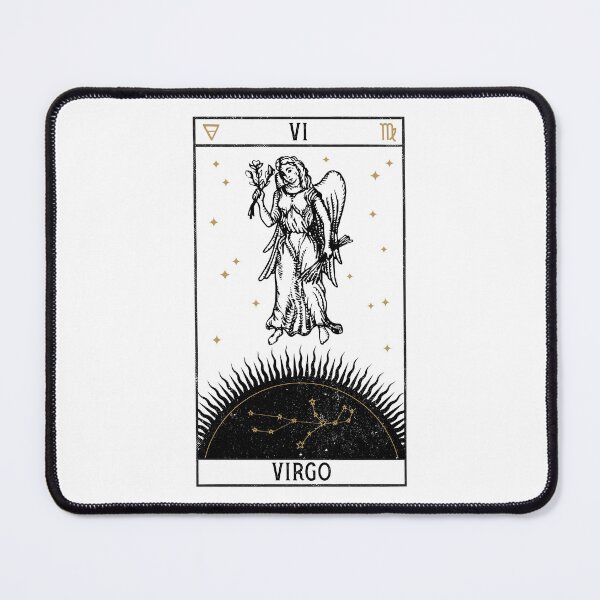 Item preview, Virgo Distressed Goth Tarot Zodiac Sign designed and sold by Nemons.