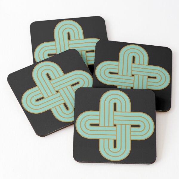 Item preview, Traditional Celtic Solomon's Knot Emblem designed and sold by Happy Puppy Print On Demand.