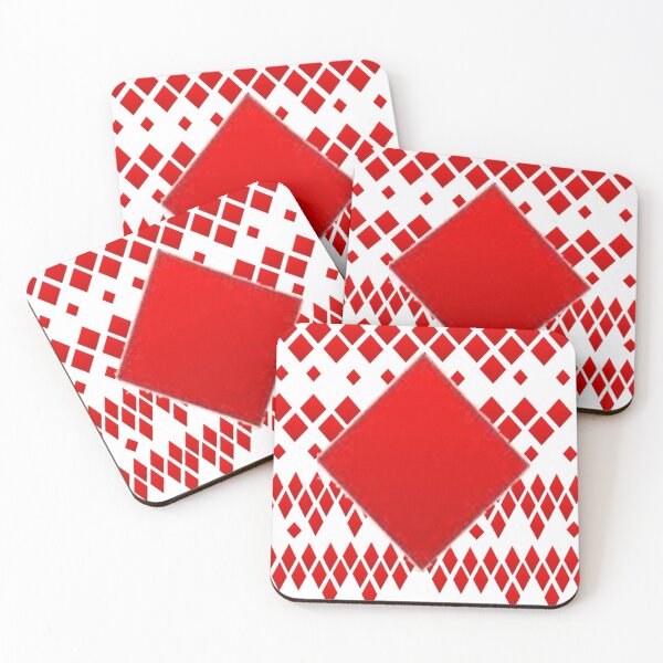 Item preview, RED DIAMONDS GEOMETRIC PATTERNS ABSTRACT designed and sold by sharlesart.