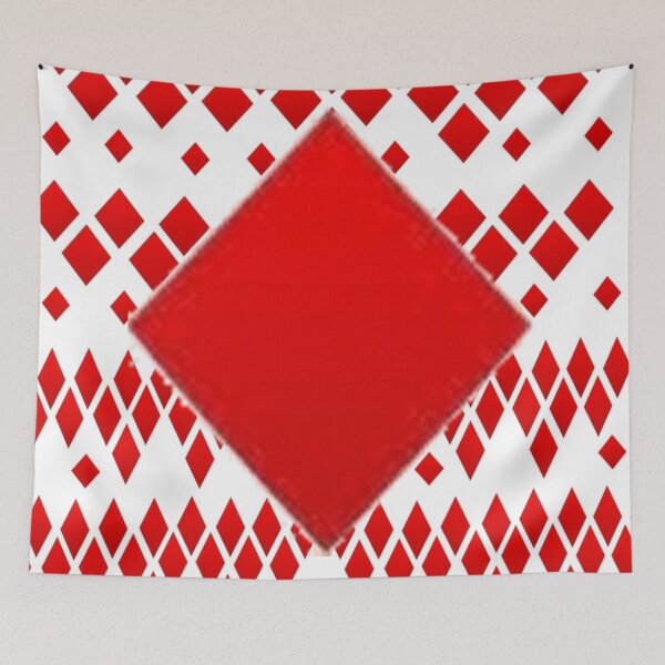 Item preview, RED DIAMONDS GEOMETRIC PATTERNS ABSTRACT designed and sold by sharlesart.