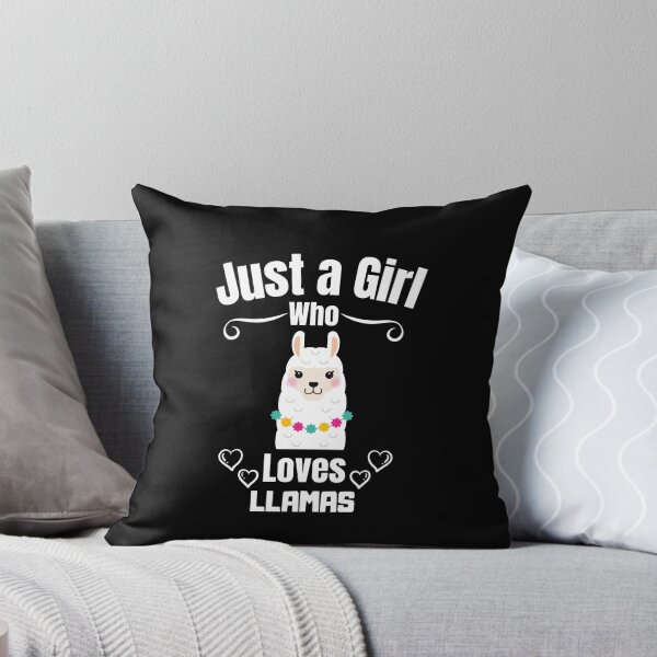 Item preview, Just a Girl Who loves Llamas  designed and sold by WaguinhoTex.