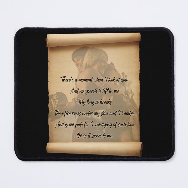 Item preview, Xena & Gabrielle Poem designed and sold by CharXena.