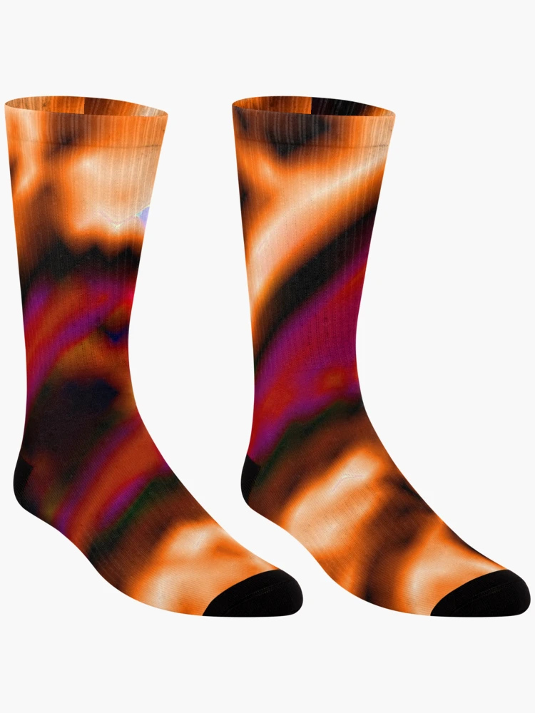 Thumbnail 3 of 5, Socks, The Hesitance expressionism abstract pattern by Code03 designed and sold by Code03.